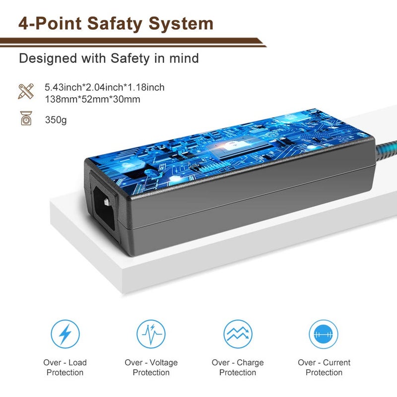 TAIFU 4-Pin 12V 8.33A - 9A Power Adapter for Synology Disk Station 4-Bay DS410 DS410j DS411 DS411J DS412 DS412 + DS416 DS418 DS918+ DS923+ DiskStation Network Storage NAS Server 12V DC Power Supply - Image 5